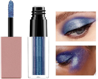 BLUEMERMAID Liquid Eyeshadow | Highly Pigmented Eyeshadow With Radiant Shimmer Finish 4 ml(Blue)