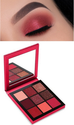 Herrlich Red Eye makeup best Obsessions Eye Shadow Palette (Ruby) 10 g(MULTI COLOR)