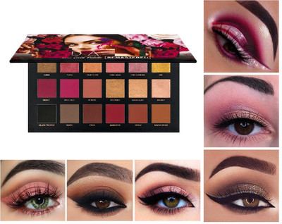 rezmay Beauty Matte + Shimmer Rose Gold Remastered EyeShadow Eye Shadow Palette-A 18 g(The Swiss Matte Edition)