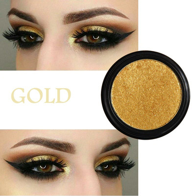 tanvi27 New Metallic & Shimmery Shine Finish Exposed 5D Gold Wet Eyeshadow Combo 5 g(GOLD)