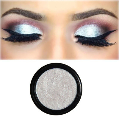 Latixmat Professional Matte Shimmer High Pigmented Eye Shadow Waterproof Blendable 5 g(White)
