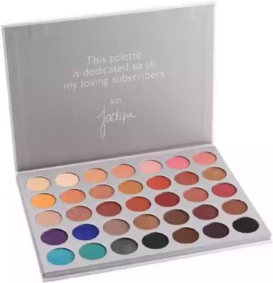 MR. HUDA Jaclyn Hill Original Eyeshadow Palette, 35 Shades 35 g(The Swiss Glitter Shimmer Pigmented Eye Shadow Edition)