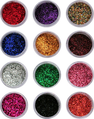 VOZWA Multicolor Eyeshadow Glitter Powder 12 g(Multicolor)