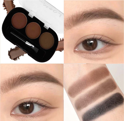 MYEONG 3 In 1 Eyebrow Powder Multicolor Palette 5 g(Multicolor)