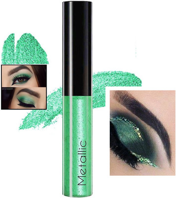 tanvi27 Long Lasting, Metallic & Shimmery Finish Non-Transfer Green Eyeshadow 12 g(GREEN)