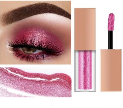 Vyomiris Glitter Liquid Eyeshadow Shimmery look eyeshadow 4 g(pink)
