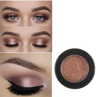 Latixmat Matte Shimmer High Pigmented Eye Shadow Waterproof Blendable 5 g(Rose Gold)