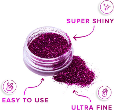 Emijun LOOSE GLITTER POWDER EYESHADOW FOR MULTI USE 1 g(red)