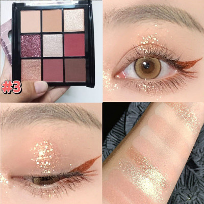 GABBU 9 Color Eyeshadow Palette Highly Pigmented 9 g(MULTICOLOR)