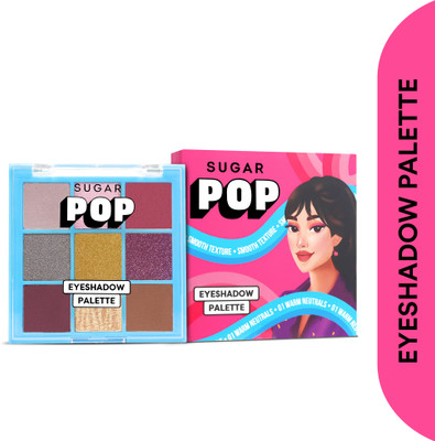 SUGAR POP Eyeshadow Palette 01 Warm Neutrals - Super pigmented | Easy to blend & build 8 g(Multiclour)