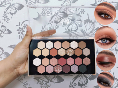 manasona Matte Eyeshadow Palette For womens & Girls 21 g(Multi)