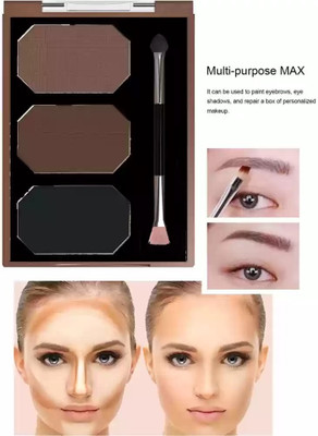 HUZURLU New Professional Eyebrow Palette 03 9 g(MULTI COLOR)