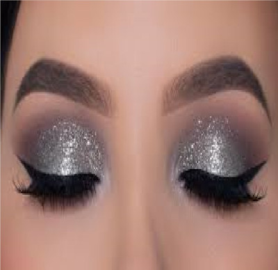 Luipui long lasting waterproof silver color liquid eye shadow 7 ml(silver)