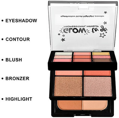 Yuency Makeup Kit - Eye-Shadows 3 in 1 Makeup Kit 25 ml(Multicolor)