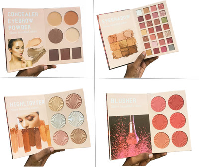 SKINPLUS 47 Eyeshadow Palette Book – Daily to Party Look 60 g(Multicolor)