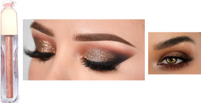 Sheny Water Proof Smudge Proof Shimmer Glitter Liquid Eye shadow ( PACK OF 1 ) 5 ML 5 ml(golden)
