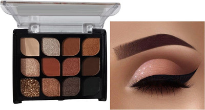 Neycare shimemr with matte new eyeshadow palette mini look pack of 1 12 g(multi color)