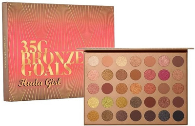 MR. HUDA Sunlit Bronze Palette Waterproof Eyeshadow 56.2 g(bronze(35G))