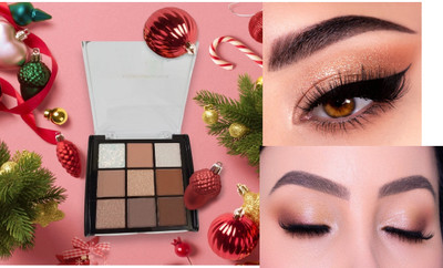 GABBU Good Shimmer and Matte Eyeshadow Palette for bold and smokey eye makeup 11.5 g(multi)