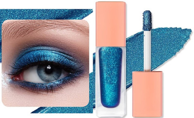 USBK Metallic Liquid Eyeshadow | Highly Pigmented 4 g(Blue)