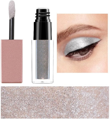 SEUNG Metallic Liquid Glitter Eyeshadow | Waterproof & Highly Pigmented 4 g(GRAY)