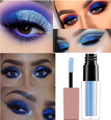 USBK Liquid Eyeshadow Highly Pigmented Eyeshadow With Radiant Shimmer Finish 4 ml(BLUE)