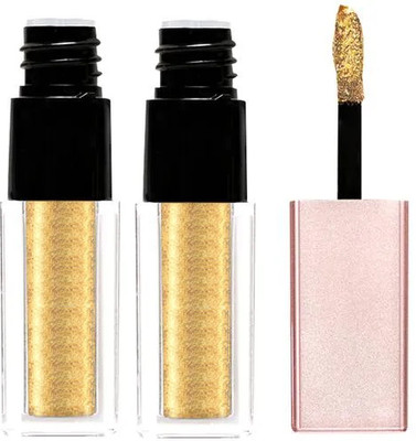 ADJD Combo Metallic Liquid Eyeshadow Eyeshadow with Radiant Shimmer Finish Light gold 8 g(Light gold)