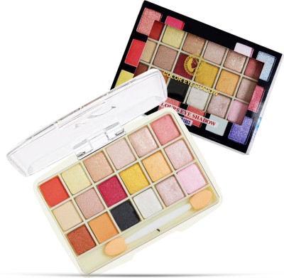 adbeni 18 Color Shimmery Matte Eyeshadow Palette | Dazzling Collection of Velvety Hues 12 g(Shade-01)