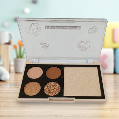 Emijun 5 Shades Pathfinder Highly Pigmented Eyeshadow Palette 8.8 g(MULTI)