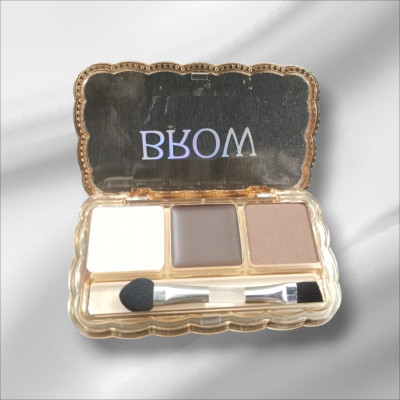GABBU High pigment 3 color eyebrow creamy powder palette.mini. 3 g(multi)