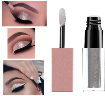 BLUEMERMAID Best New Metallic Grey Liquid Eye shadow | Highly Pigmented 4 g(GREY)