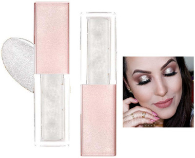 Jiwoo NEW SHIMMERY GLITTER MAKEUP LIQUID METALLIC EYE SHADOW 4 g(SILVER)