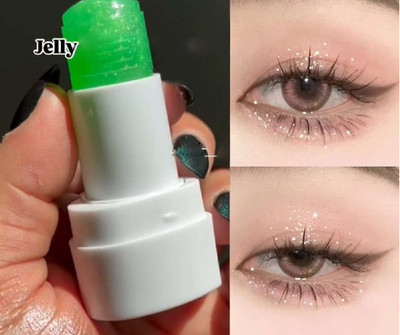 tanvi27 Jelly Glaze Highlight Eye Shadow Stick 5 g(Green)