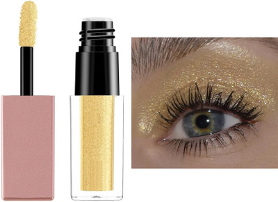 BLUEMERMAID Long Lasting Shimmer Matte Liquid Eyeshadow Sparkly Eye Makeup 4 ml(Gold)
