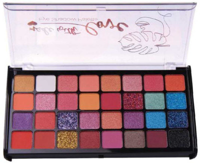 WECHARMERZ 32 Colour Long-Lasting Waterproof Matte & Shimmer Eye Makeup Eyeshadow Palette 38 g(Shade-2)