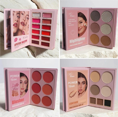 SKINPLUS 55 Colors Eyeshadow Palette Book 129.1 g(MULTICOLOR SHADE)