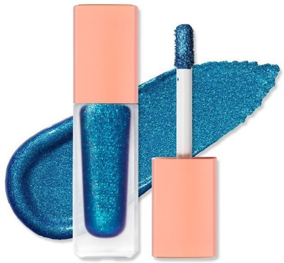 USBK Liquid Eye shadow One-Swipe Coverage, Vegan & Cruelty-Free 4 ml(BLUE)