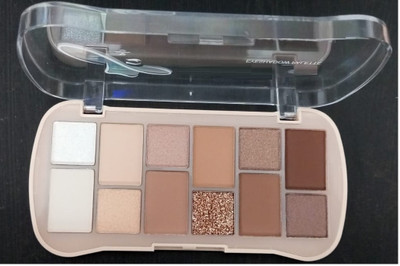ADJD 12 Color High Pigment Blendable Eyeshadow Palette 15.5 g(multicolor)