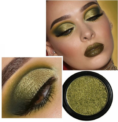 HUZURLU Highly Pigmented Makeup Highlighter for Cheeks and Eyes 5D Wet Eyeshadow 5 g(green)
