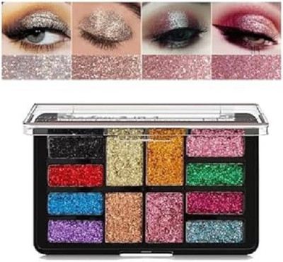 HUZURLU Eye Shadow Palette and Rose Gold Multicolor 18 g(multi color)