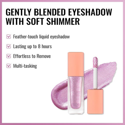 USBK Liquid Metallic Eyeshadow Gel-Based Formula 4 g(PINK)