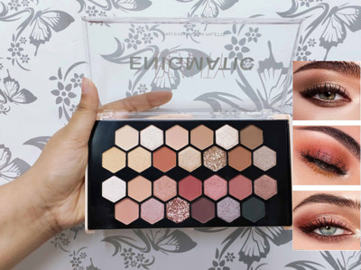 WOONGMI 26 Color Highly Pigmented Shades in Matte , Shimmer And Glitter 21 g(Multicolor)
