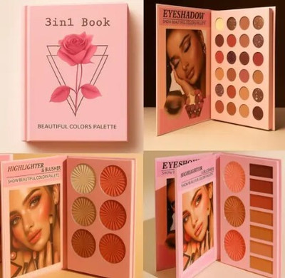 URBANUCANBE 3in1 Book-Style Foldable Makeup Book 150 g(MULTICOLOR)