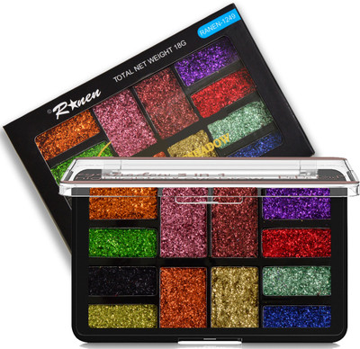 adbeni 12 Color Shimmery Eyeshadow Palette | Bold Look, Long-Lasting Pigments 18 g(Shade-02)