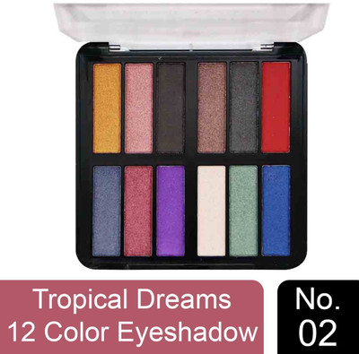 L'YON BEAUTY USA Tropical Dreams 12 Color Eyeshadow Palette 12 g(Shade 02)