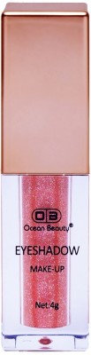 OCEAN BEAUTY New Eye makeup best liquid eye shadow high pigment formula 4 g(Pink)