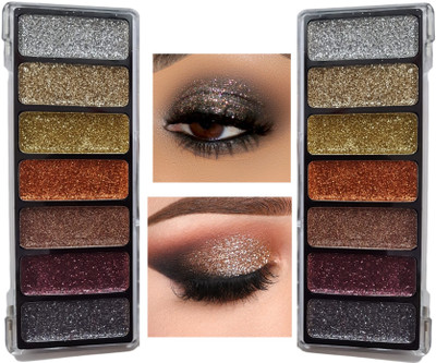 MYEONG Glitter Long & Lasting Eye shadow combo 22.52 g(Multicolor)
