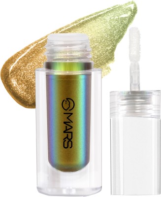 MARS Northern Lights Liquid Eyeshahdow With Dual-Tone Chrome Effect | Liquid Shimmer 1.8 ml(01-Scottish Serenity)