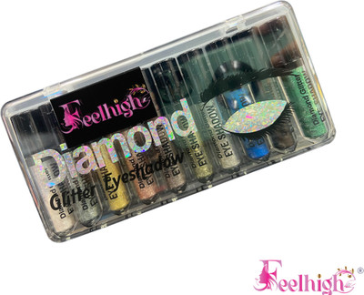 feelhigh TFF Set B Diamond Glitter Liquid eyeshadow 5 ml(MULTICOLOUR)