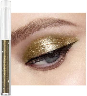 luzimaisa Matte Shimmer Glitter Pigment Eye shadow Waterproof Beginner Makeup 5 g(light green)